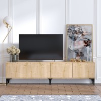 Comodă TV Hanah Home Nora Sapphire Oak