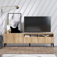 Comodă TV Hanah Home Ross Oak