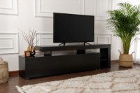 Comodă TV Hanah Home Beliz Wood Black imaginea #3 — magazin online Desire.md