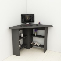 Masa de birou Hanah Home Corner Anthracite imaginea #2 — magazin online Desire.md