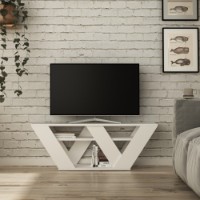 Comodă TV Hanah Home Pipralla White