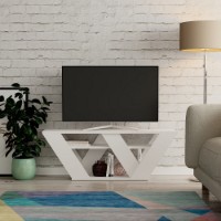 Comodă TV Hanah Home Pipralla White imaginea #5 — magazin online Desire.md