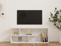 Comodă TV Hanah Home Cafu White imaginea #2 — magazin online Desire.md