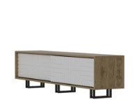 Comodă TV Hanah Home Askal Ud White Oak White imaginea #3 — magazin online Desire.md