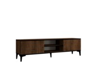 Comodă TV Hanah Home Erem Walnut Black imaginea #4 — magazin online Desire.md