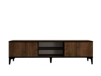 Comodă TV Hanah Home Erem Walnut Black imaginea #5 — magazin online Desire.md