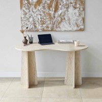 Masa de birou Hanah Home Infini Travertine imaginea #9 — magazin online Desire.md