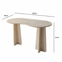 Masa de birou Hanah Home Infini Travertine imaginea #11 — magazin online Desire.md