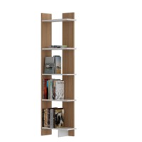 Стеллаж Hanah Home Als Teak White фото №2 — интернет-магазин Desire.md
