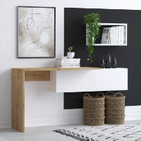 Masa de birou Hanah Home Tiff.White Oak imaginea #3 — magazin online Desire.md