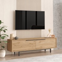 Comodă TV Hanah Home On1-S Walnut imaginea #2 — magazin online Desire.md