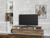 Comodă TV Hanah Home Tulip White Walnut imaginea #2 — magazin online Desire.md