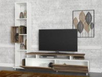 Comodă TV Hanah Home Tulip White Walnut imaginea #3 — magazin online Desire.md