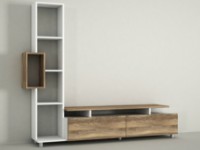 Comodă TV Hanah Home Tulip White Walnut imaginea #4 — magazin online Desire.md
