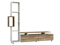 Comodă TV Hanah Home Tulip White Walnut imaginea #7 — magazin online Desire.md