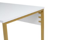 Masa de birou Hanah Home Twin White Gold imaginea #6 — magazin online Desire.md