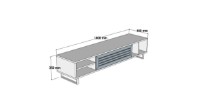 Comodă TV Hanah Home Eray Walnut Anthracite imaginea #4 — magazin online Desire.md