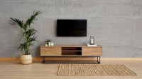 Comodă TV Hanah Home Laxus 180 Walnut