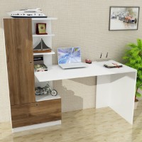 Masa de birou Hanah Home Domingos White Walnut