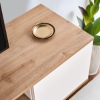 Comodă TV Hanah Home Veramont White Cadiz Oak imaginea #5 — magazin online Desire.md