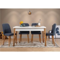 Masă pentru bucătărie Hanah Home Costa Masa Atlantic White imaginea #2 — magazin online Desire.md
