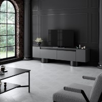 Comodă TV Hanah Home Bohem Anthracite Black imaginea #5 — magazin online Desire.md