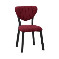 Scaun Hanah Home Elma Burgundy imaginea #4 — magazin online Desire.md