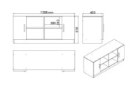 Set mobilier birou Hanah Home Vo15-Ba imaginea #11 — magazin online Desire.md