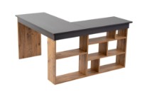 Masa de birou Hanah Home Vesper Anthracite Atlantic Pine imaginea #6 — magazin online Desire.md