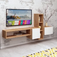 Comodă TV Hanah Home Kumkuat Oak White imaginea #3 — magazin online Desire.md