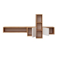 Comodă TV Hanah Home Kumkuat Oak White imaginea #4 — magazin online Desire.md