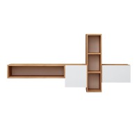 Comodă TV Hanah Home Kumkuat Oak White imaginea #5 — magazin online Desire.md