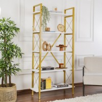 Стеллаж Hanah Home Elysian White Gold