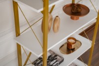 Стеллаж Hanah Home Elysian White Gold фото №4 — интернет-магазин Desire.md