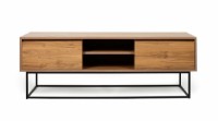 Comodă TV Hanah Home Laxus 140 Walnut Walnut Black imaginea #2 — magazin online Desire.md