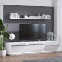 Comodă TV Hanah Home Prag White imaginea #2 — magazin online Desire.md