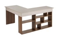 Masa de birou Hanah Home Vesper Cashmere Walnut imaginea #6 — magazin online Desire.md