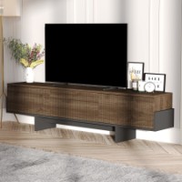 Comodă TV Hanah Home Hege Walnut Black imaginea #3 — magazin online Desire.md