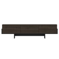 Comodă TV Hanah Home Hege Walnut Black imaginea #4 — magazin online Desire.md