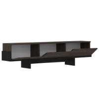 Comodă TV Hanah Home Hege Walnut Black imaginea #6 — magazin online Desire.md