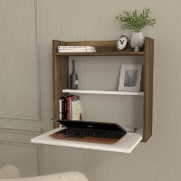 Masa de birou Hanah Home Laptop White Walnut