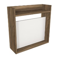 Masa de birou Hanah Home Laptop White Walnut imaginea #4 — magazin online Desire.md