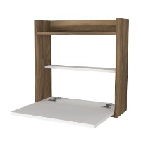 Masa de birou Hanah Home Laptop White Walnut imaginea #5 — magazin online Desire.md