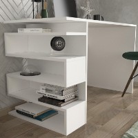 Masa de birou Hanah Home Snake White imaginea #3 — magazin online Desire.md