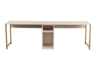 Masa de birou Hanah Home Twin Travertine Gold imaginea #4 — magazin online Desire.md