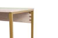 Masa de birou Hanah Home Twin Travertine Gold imaginea #7 — magazin online Desire.md