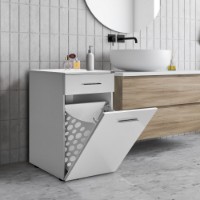 Шкаф для ванной Hanah Home Adr-611-Pp-1 White