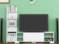 Comodă TV Hanah Home Pera White imaginea #3 — magazin online Desire.md