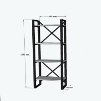 Стеллаж Hanah Home Alaro фото №4 — интернет-магазин Desire.md