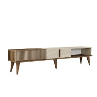 Comodă TV Hanah Home Milan Walnut Travertine imaginea #5 — magazin online Desire.md